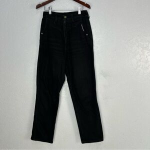 Vintage Rocky Mountain Black Tapered Jeans Petite or Short size 5 or 26 X 28